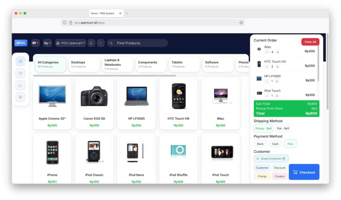 BPOS - Advanced Point Of  Sales (POS) for OpenCart