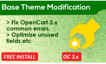 Base Theme Modification OpenCart