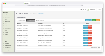 Auto Backup with Cron Job OpenCart Auto Backup with Cron Job OpenCart