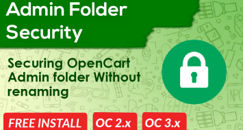 Admin Folder Security OpenCart