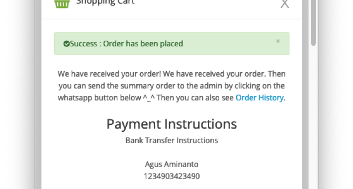 Ajax Whatsapp Checkout OpenCart  Ajax Whatsapp Checkout OpenCart
