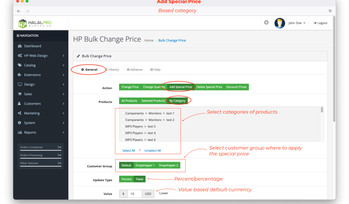 Batch Edit Items, Categories, and Coupons