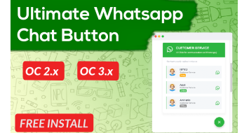 Whatsapp Chat Button OpenCart Whatsapp Chat Button OpenCart