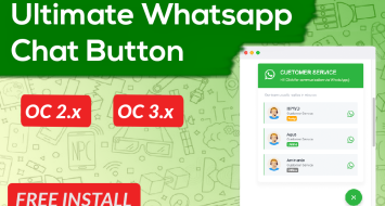 Whatsapp Chat Button OpenCart Whatsapp Chat Button OpenCart