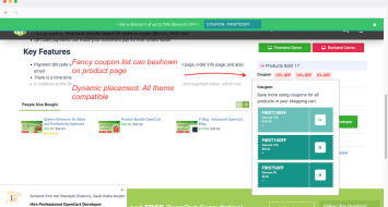 Coupon Management PRO OpenCart Coupon Management PRO OpenCart