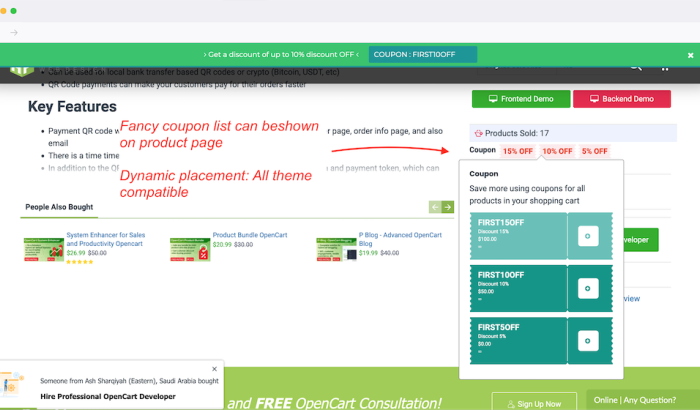 Coupon Management PRO OpenCart