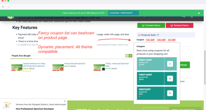 Coupon Management PRO OpenCart