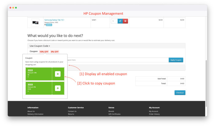 Coupon Management PRO OpenCart