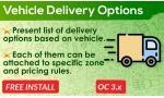 HP Vehicle Delivery Options Shipping Method for OpenCart