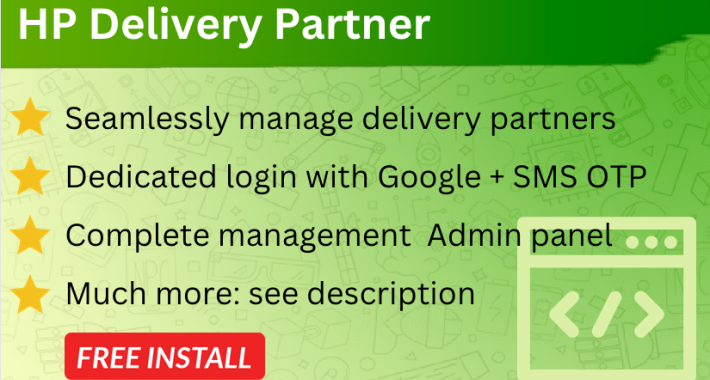 Delivery Partner Management for OpenCart