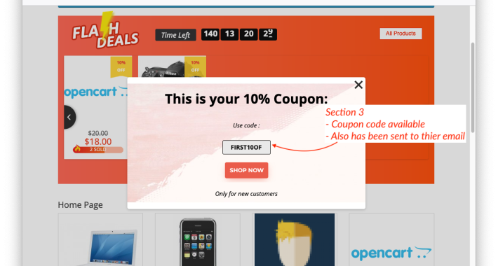 New Customer Discount Extension Opencart New Customer Discount Extension Opencart