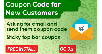 New Customer Discount Extension Opencart New Customer Discount Extension Opencart