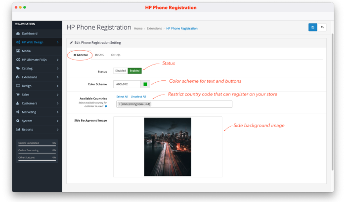 Phone Based Registration with SMS OTP OpenCart