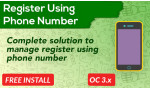 Phone Based Registration with SMS OTP OpenCart