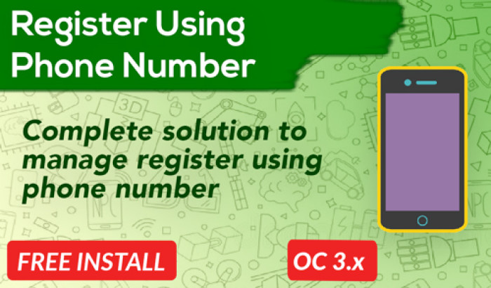 Phone Based Registration with SMS OTP OpenCart
