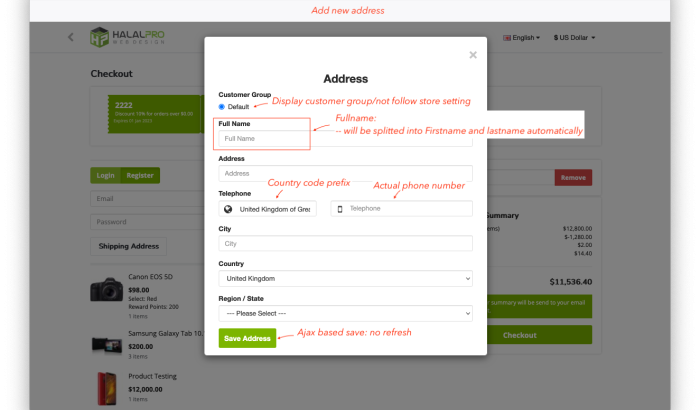 Quick Checkout with Social Login Register OpenCart