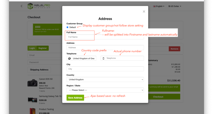 Quick Checkout with Social Login Register OpenCart