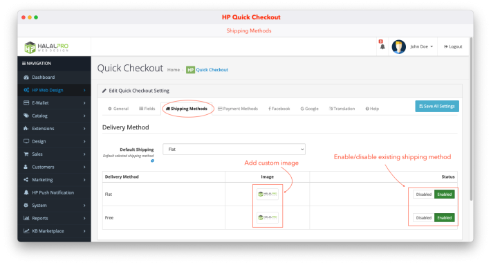Quick Checkout with Social Login Register OpenCart
