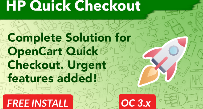 Quick Checkout with Social Login Register OpenCart
