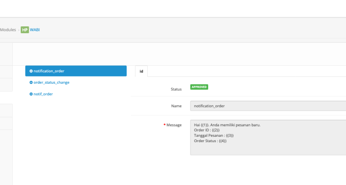 Whatsapp Order Notification via Messagebird.com for OpenCart Whatsapp Order Notification via Messagebird.com for OpenCart