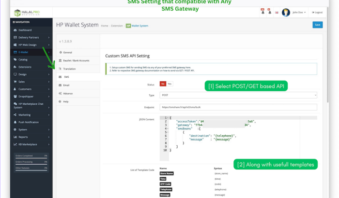 Smart E-Wallet System Opencart