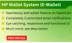 Smart E-Wallet System Opencart