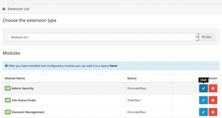 Admin Folder Security OpenCart
