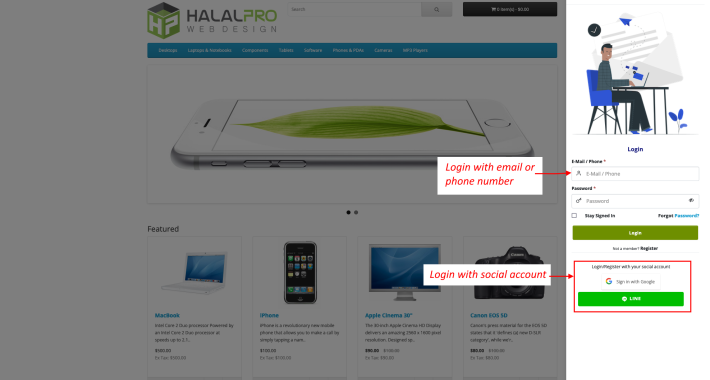 Social Login Register PRO OpenCart Social Login Register PRO OpenCart