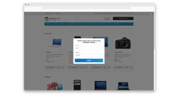 HP Language And Currency Selector OpenCart HP Language And Currency Selector OpenCart