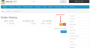 Customer Review Reminder Opencart