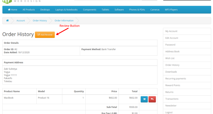 Customer Review Reminder Opencart Customer Review Reminder Opencart