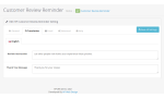 Customer Review Reminder Opencart