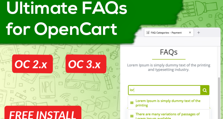 Frequently Asked Questions (FAQs) OpenCart