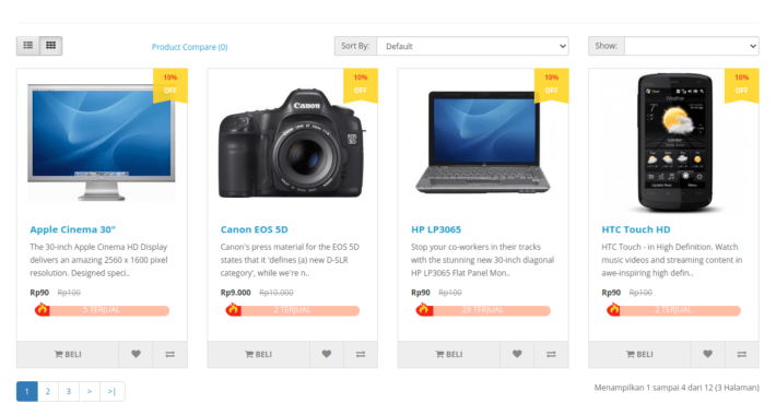 Flash Sale Products Opencart
