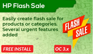 Flash Sale Products Opencart