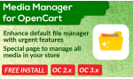 File Media Manager OpenCart