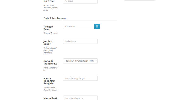 Payment Confirmation for Bank Transfer OpenCart