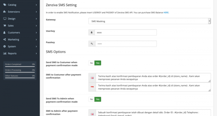 Payment Confirmation for Bank Transfer OpenCart