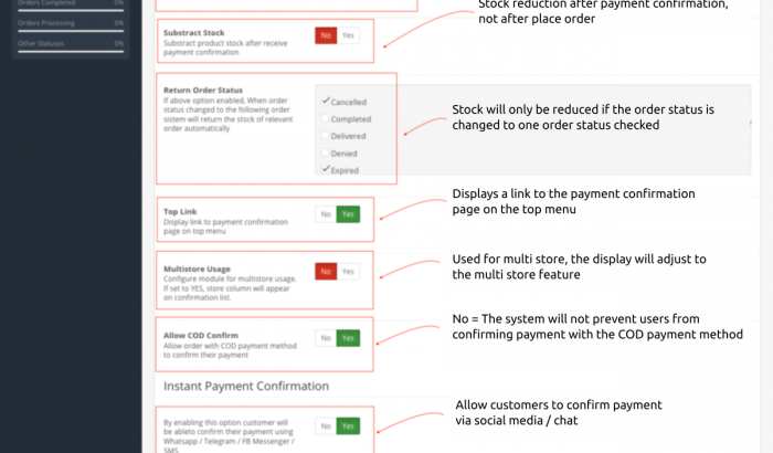 Payment Confirmation for Bank Transfer OpenCart