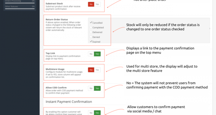 Payment Confirmation for Bank Transfer OpenCart