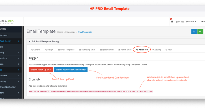 HP PRO Email Template for OpenCart  HP PRO Email Template for OpenCart