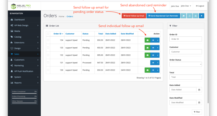 HP PRO Email Template for OpenCart  HP PRO Email Template for OpenCart