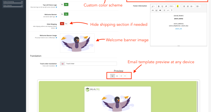HP PRO Email Template for OpenCart  HP PRO Email Template for OpenCart