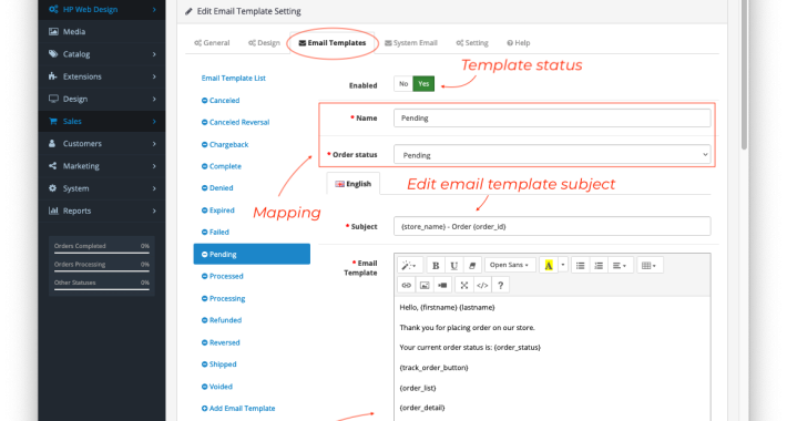 HP PRO Email Template for OpenCart  HP PRO Email Template for OpenCart