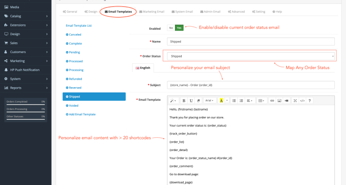 HP PRO Email Template for OpenCart  HP PRO Email Template for OpenCart