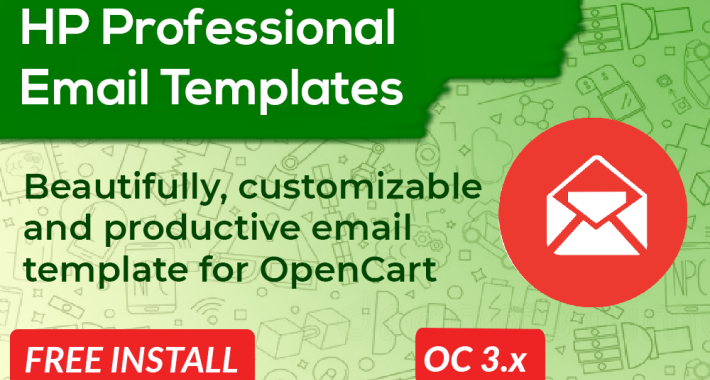 HP PRO Email Template for OpenCart  HP PRO Email Template for OpenCart