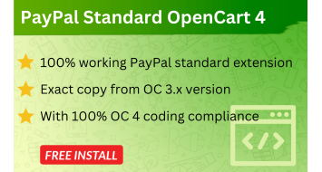 PayPal Standard for OpenCart 4 PayPal Standard for OpenCart 4