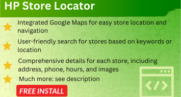 HP Store Locator OpenCart [with google interactive map]