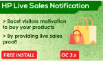 Live Sales Notification Popup Opencart