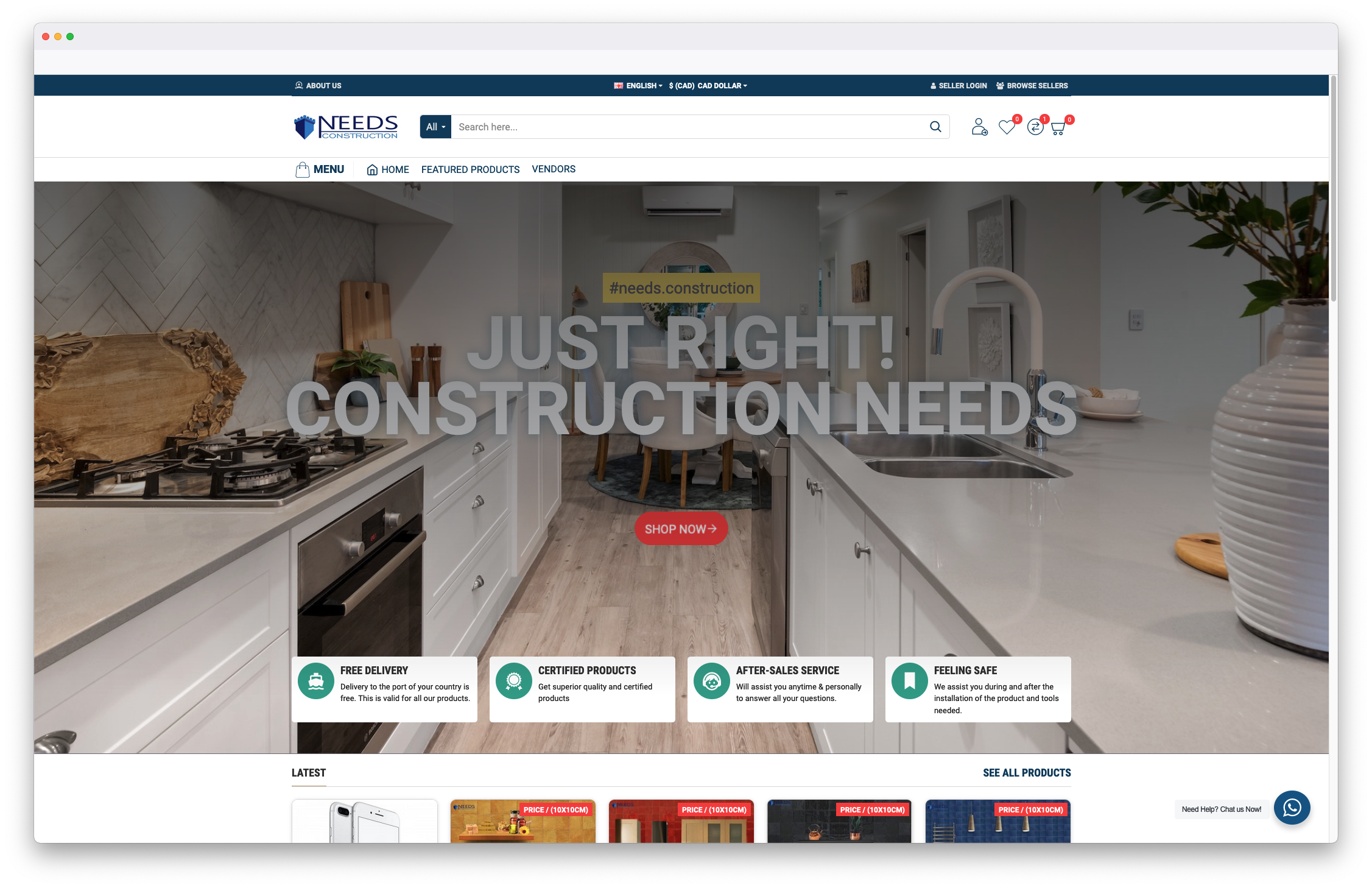 needs.construction